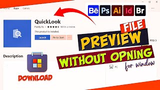 Preview Files Without Opening Them  QuickLook App Review amp Tutorial [upl. by Ekram]