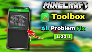 Toolbox For Minecraft Pe 1201  Toolbox problem fix minecraft not support  Minecraft 64 bit [upl. by Dollie343]