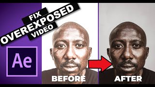 SOLVED How To Fix Overexposed Footage IN After Effects [upl. by Ainatnas]