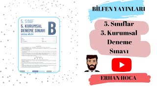 BİLFEN YAYINLARI 5 SINIF 5 KURUMSAL DENEME SINAVI [upl. by Ocirderf]