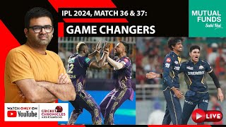 IPL 2024 Match 36 amp 37 Kolkata hold their nerves Gujarat prevail in tense chase [upl. by Lorita409]