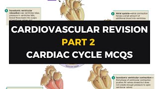 Cardiovascular Physiology MCQsPart 2 Cardiac Cycle [upl. by Reldnahc]