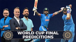 World Cup Final Predictions ft India  Champions amp Kohli  MVP [upl. by Attey768]