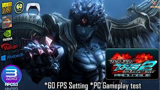 RPCS3 Tekken Tag Tournament 2 Prologue PC Gameplay Test  Playable  PS3 Emulator  1080p  2021 [upl. by Hluchy]