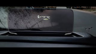 2022 Toyota Glanza HeadUp Display Function Features  How To Use HUD  HUD Open Close Functionality [upl. by Gottuard]