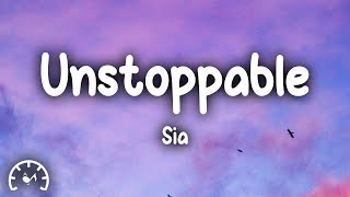 Sia  Unstoppable Lyrics Slowed amp Reverb [upl. by Fesoy]