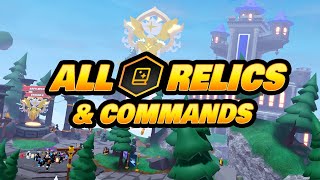 ALL Relics  Relic Commands for Roblox BedWars [upl. by Anikram369]