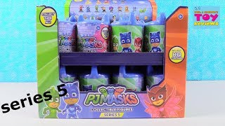 PJ Masks Series 5 Collectible Figures Full Box Blind Bag Opening Toy Review  PSToyReviews [upl. by Ddart307]