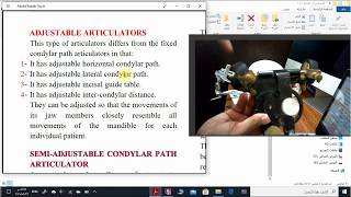 semiadjustable articulator 1 [upl. by Skolnik]