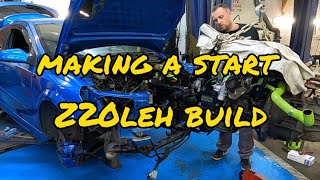 Astra VXR Z20leh engine removal [upl. by Ynoyrb]