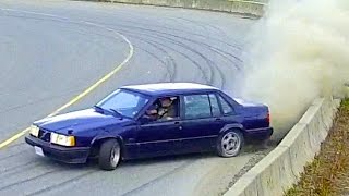 Daily Driven Volvo 940 Turbo Drift Car  quotThe Swed Sledquot [upl. by Schwartz]