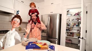 Cooking with Adley who controls Dad  Disney Ratatouille [upl. by Leandre]