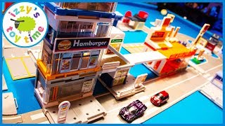 HAMBURGER TOWN TOMICA CITY Cars with Hot Wheels TOMY and more [upl. by Birch]