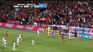 Sebastian Giovinco Second Goal  August 5 2015 [upl. by Anayrb]