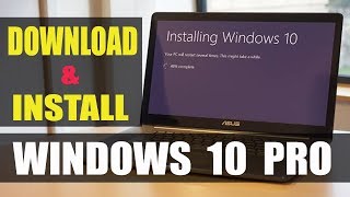 HOW TO INSTALL WINDOWS 10 PRO [upl. by Errot]