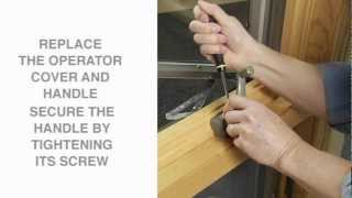 Replace a Split Arm Casement Operator  Andersen Windows [upl. by Sal206]