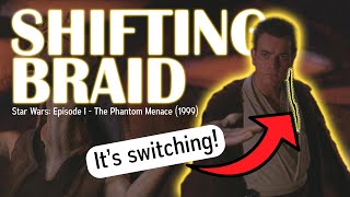 Movie Mistake Shifting Braid in Star Wars Episode I  The Phantom Menace 1999 [upl. by Martyn]