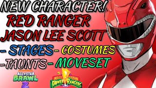 Nickelodeon AllStar Brawl 2  NEW DLC CHARACTER Mighty Morphin Power Rangers DLC IdeasMoveset [upl. by Aerdnuahs]