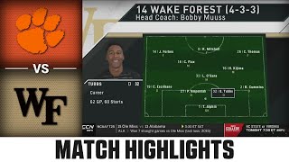 Clemson vs Wake Forest ACC Mens Soccer Highlights 2023 [upl. by Ian]