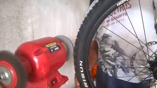 Roda 275 na Bike 26 com Pneus de Cravos Altos [upl. by Yannodrahc]