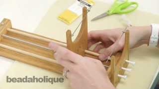 How to Use the Ricks Beading Loom [upl. by Bari614]