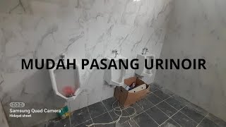 MUDAH PASANG URINOIR TOTO [upl. by Naryt]