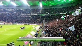 Gladbach  Bayern 21 25112017  Spieler und Fans feiern [upl. by Agan309]