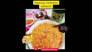 SAMYANG APEACH  SAMYANG CARBONARA  SAMYANG x KAKAO FRIENDS  APEACH  SAMYANG  DheeStar Channel [upl. by Pattie]