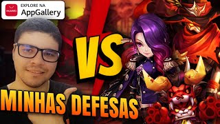 ATAQUEI MINHAS DEFESAS na GW  Summoners War [upl. by Grewitz]