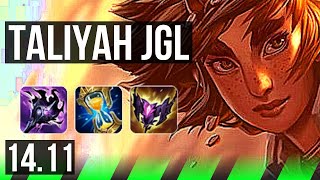 TALIYAH vs LEE SIN JGL  17119 Rank 4 Taliyah Legendary Rank 13  KR Challenger  1411 [upl. by Neram620]