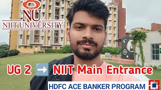 Exploring the Road from UG2 to NIIT University Main Entrance Day 14 VlogsHDFC ACE BANKER PROGRAM [upl. by Doolittle]