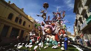 Promo montaje Falla Valencia Creu Julià Ribera Falles Carcaixent [upl. by Alethea]