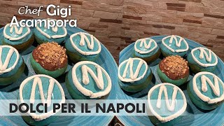 BRIOCHE CELESTI RIPIENE DI RICOTTA PER LA VITTORIA DEL NAPOLI  Ricetta facile 💙 napoli ricetta [upl. by Akeit374]