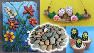 7 Stone craft ideas  Home decorating ideas handmade with stones [upl. by Lichtenfeld675]