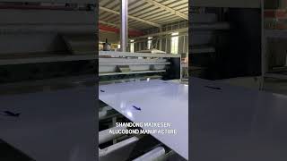 Alucobond cladding panel manufacture Shandong Maikesen New Materials CoLtd [upl. by Astrahan]