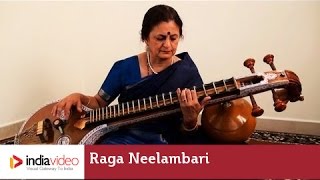 Raga Neelambari by Jayalakshmi Sekhar  Raga Series Veena 001 [upl. by Enimisaj32]