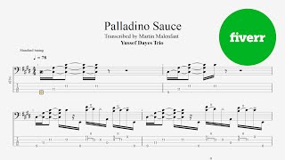 Yussef Dayes Trio  Palladino Sauce bass tab [upl. by Tedd288]