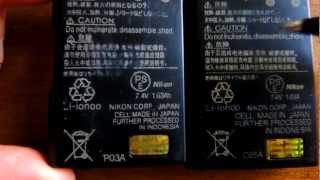 FAKE  COUNTERFEIT NIKON BATTERY FROM EBAY AND AMAZON ENEL14 [upl. by Massie]