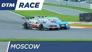 Mortara and Goetz getting close  DTM Moscow 2016 [upl. by Waki]