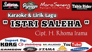 Istri Saleha Cover Gendang Karaoke  Teks [upl. by Kwon263]