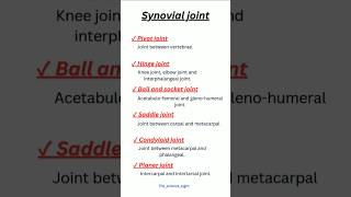 Synovial jointsynovialjoint joints [upl. by Engracia164]