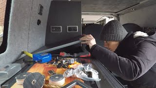 VW T6 Campervan Build  Condensed Version [upl. by Elmajian425]