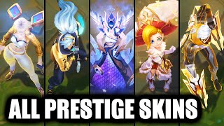 All Prestige Skins Spotlight League of Legends [upl. by Antonetta]