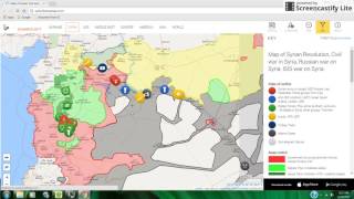 Trend Update Fighting in Damascus amp Hama ContinuesStruggle Over Euphrates River March 2017 [upl. by Lanos396]