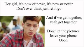 Live While Were Young  One Direction Lyrics [upl. by Ahtennek]