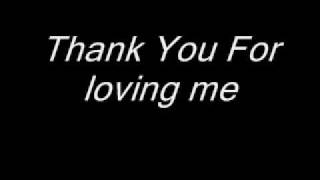 Bon Jovi  Thank You For Loving Me Lyrics [upl. by Jo-Ann]