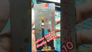 Infinix note 10 original quality display display dhaka tech hardresetviralvideoinfinix mobile [upl. by Iliak]