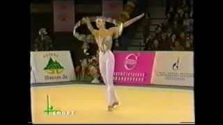 Anna BESSONOVA UKR hoop  2002 Moscow GP EF [upl. by Ahswat]