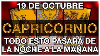 CAPRICORNIO HORÓSCOPO DE HOY 😭💔😨 19 DE OCTUBRE 2024  CAPRICORNIO HOY ♑ CAPRICORNIO TAROT [upl. by Naves]