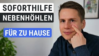 Soforthilfe Nasennebenhöhlenentzündungverstopfung durch Akupressur 👃 [upl. by Alleuqram]